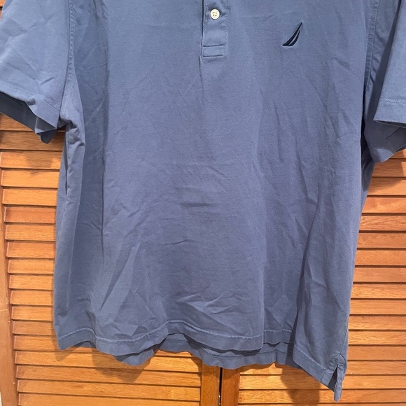Nautica Men’s Blue Collared Business Casual Workwear Golf Polo Sz L - Picture 3 of 6